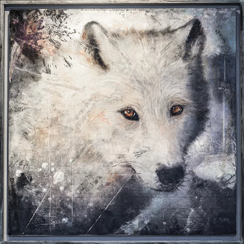 Loup Blanc portrait