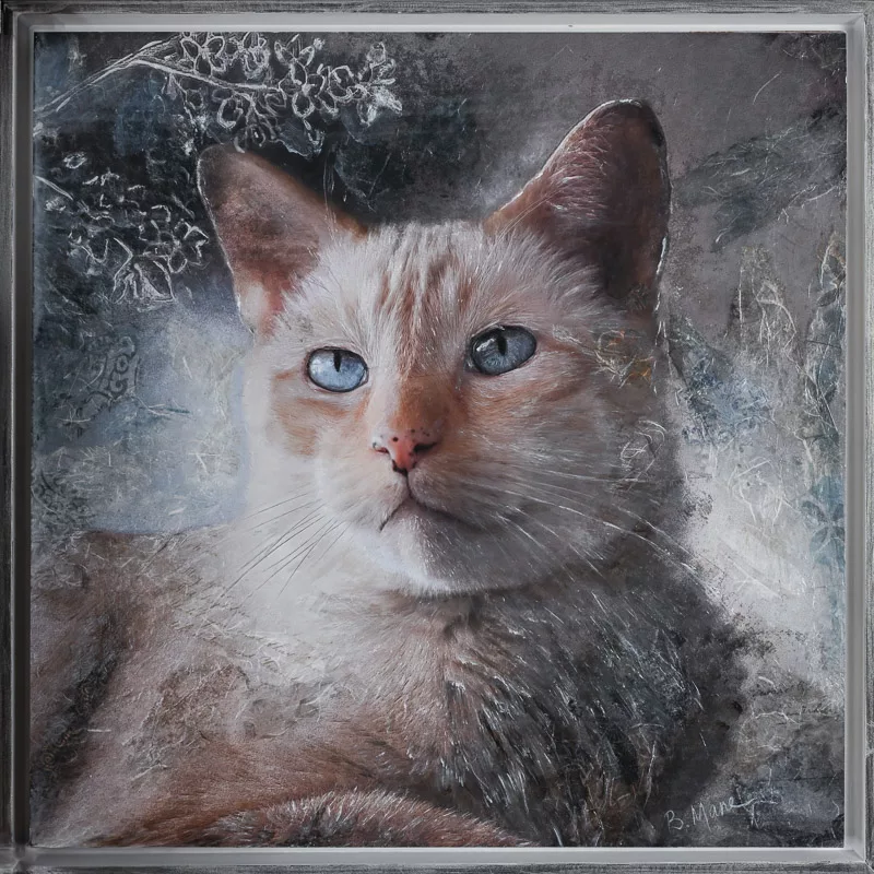 Loup Blanc portrait